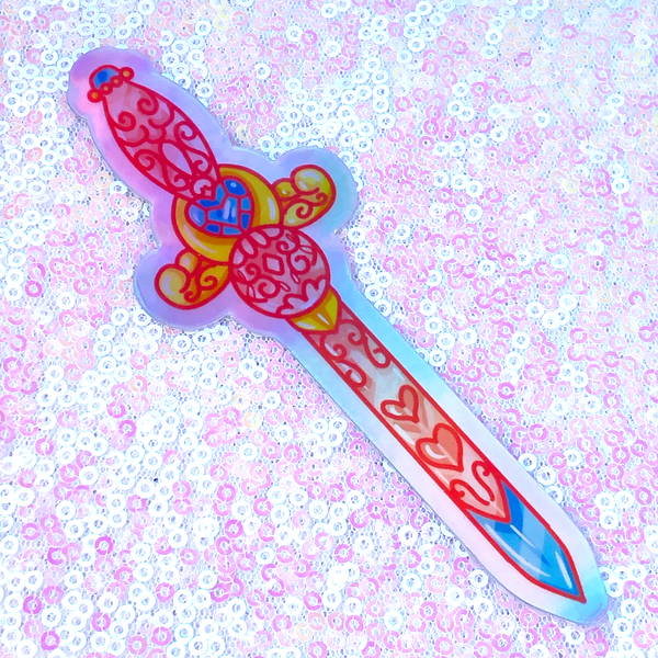 Magical Dagger Holographic Sticker