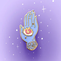 Mystic Hand Gold Hard Enamel Pin
