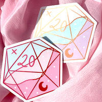 D20 Dungeons and Dragons Sticker