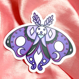 Goth Moth Sticker