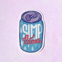 Simp Tears Sticker
