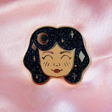 Magical Girl Glitter Hard Enamel Pin