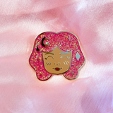 Magical Girl Glitter Hard Enamel Pin