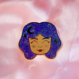 Magical Girl Glitter Hard Enamel Pin