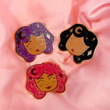 Magical Girl Glitter Hard Enamel Pin