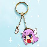 Kanna Kamui Keychain Gold Hard Enamel