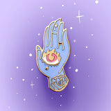 Mystic Hand Gold Hard Enamel Pin