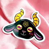 Kawaii Goat Satanic Sticker