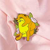 Cheems Gold Hard Enamel Pin