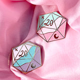 D20 Dungeons and Dragons Hard Enamel Pin