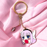 Kanna Kamui Keychain Gold Hard Enamel