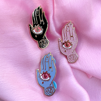 Mystic Hand Gold Hard Enamel Pin