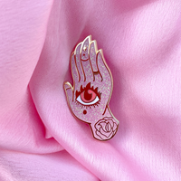 Mystic Hand Gold Hard Enamel Pin