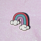 Rainbow Gold Hard Enamel Pin