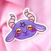 Kawaii Goat Satanic Sticker